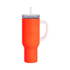 Taza de viaje de acero inoxidable 1200 ml para sublimación - naranja neón mate
