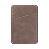 Leather credit card holder for sublimation smartphone - gray