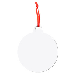 Двустранна висулка от фибростъкло за сублимация - bauble