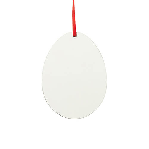 One-sided MDF pendant for sublimation - egg