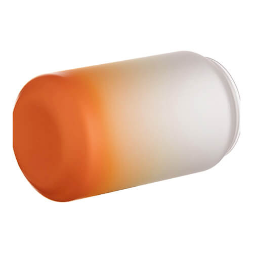 400 ml mat glas voor sublimatie - oranje gradiënt