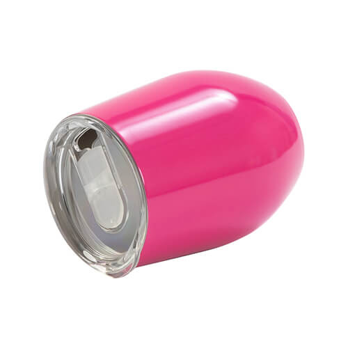 360 ml glühweinbeker voor sublimatie - roze met afsluitbaar drinkgat