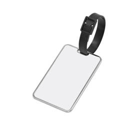Etiqueta metálica para equipaje 5 x 8 cm Transferencia térmica por sublimación