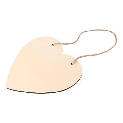 Marco - colgante de madera contrachapada para sublimación - corazón