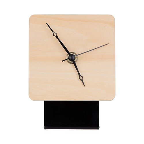 Rétegelt lemezből készült álló óra 10 x 10 cm szublimációhoz