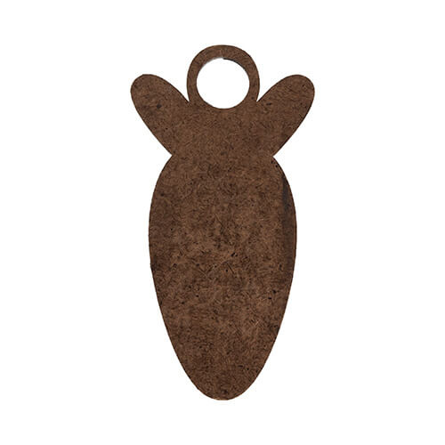 Namnbricka i fiberboard för 1200 ml mugg för sublimering - morot