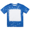 T-Shirt Cotton-Like Bleached Starry Blue for sublimation