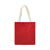 Bolsa de peluche 34 x 37 cm para sublimación - rojo
