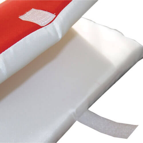 Tweekleurige stoelhoes voor sublimatie - rood