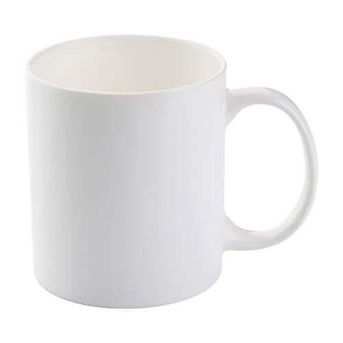Beli porcelanski vrč 330 ml za sublimacijo