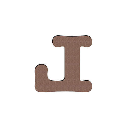 Dekoračné písmeno z MDF na sublimáciu 15 cm L