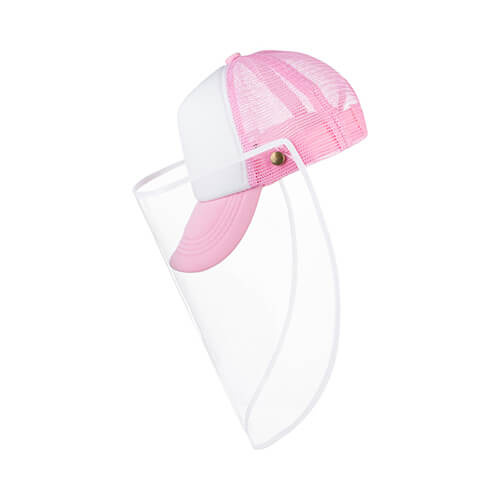 Children's sublimation visor cap - pink