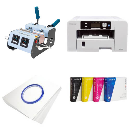 Sawgrass Virtuoso SG500 + CE-DMPLB 3 in 1 Mug Printer Kit for Sublimation