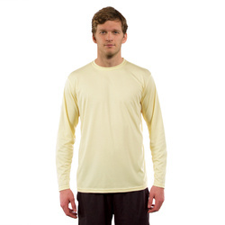 Solar T-shirt met lange mouwen voor sublimatie - Pale Yellow