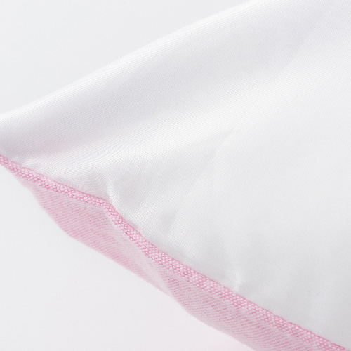 To-farvet pudebetræk 40 x 40 cm til sublimering - pink