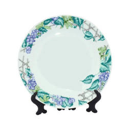 Tallerken 18 cm med bund Sublimering termisk overførsel