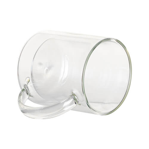 Mug en verre de 330 ml à double paroi pour sublimation