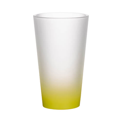 Verre dépoli pour sublimation 450 ml - dégradé chaux