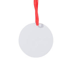 Aluminum sublimation pendant - circle