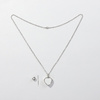 Heart-shaped necklace for sublimation