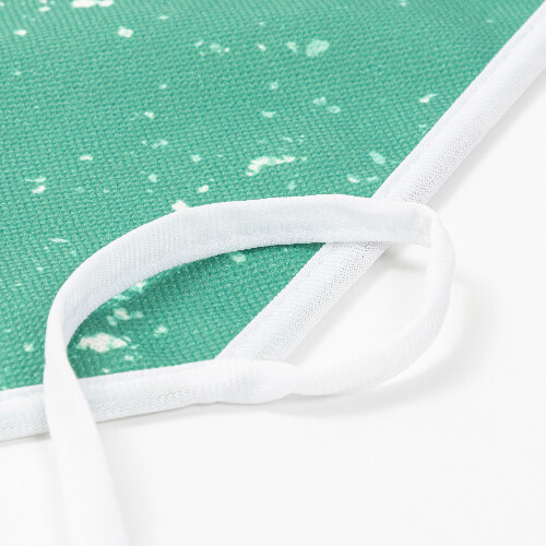 Linen apron Bleached Starry Green for sublimation