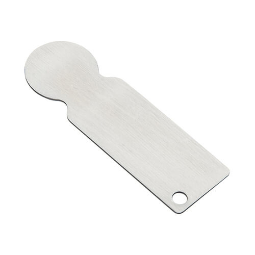 Metallist võtmehoidja - korvi sümboolne märk - sublimatsioon termotransfeer