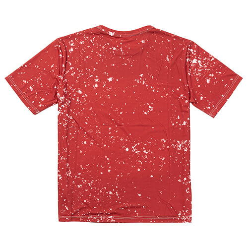 Camisa Cotton-Like Bleached Starry Red para sublimación