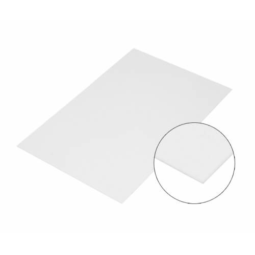 White steel sheet 15 x 20 cm Sublimation Thermal Transfer