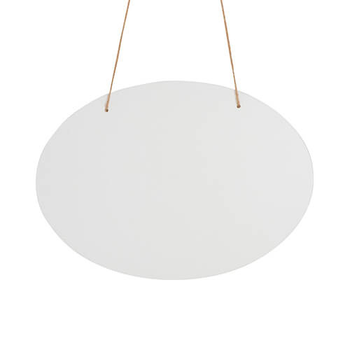 Alumínium ajtófelakasztó szublimációra - ovális