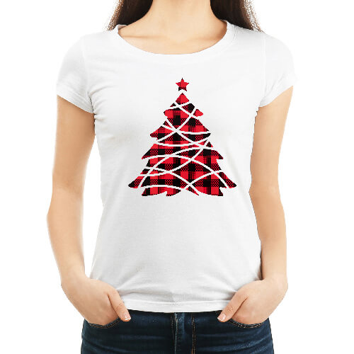 Lámina flexible - cheque rojo y negro