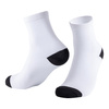 35 cm socks with black toes and heel for sublimation