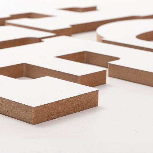 Decorative letters 25 cm made of MDF for sublimation - HOME