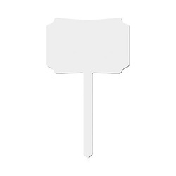 Garden plaque 10 x 17 cm in MDF for sublimation