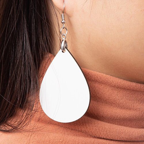 Boucles d'oreilles en MDF pour sublimation - tomber