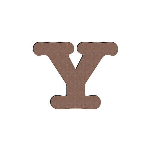 Dekoračné písmeno z MDF na sublimáciu 10 cm Y
