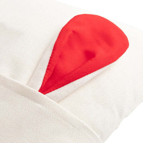 Linen pillowcase 40 x 40 cm for sublimation - red ears