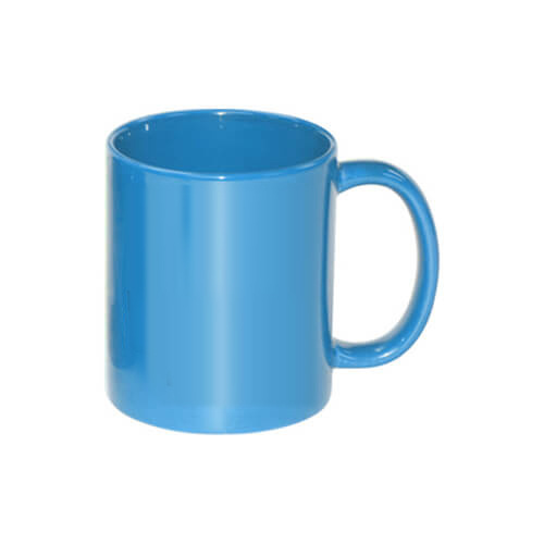 Mug Full Color – bleu clair brillant pour transfert thermique