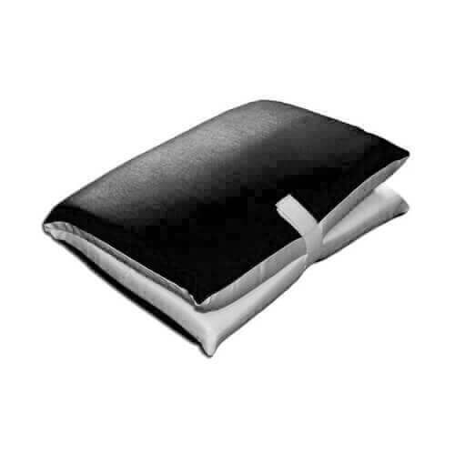 Funda de asiento bicolor para impresión por sublimación - negro