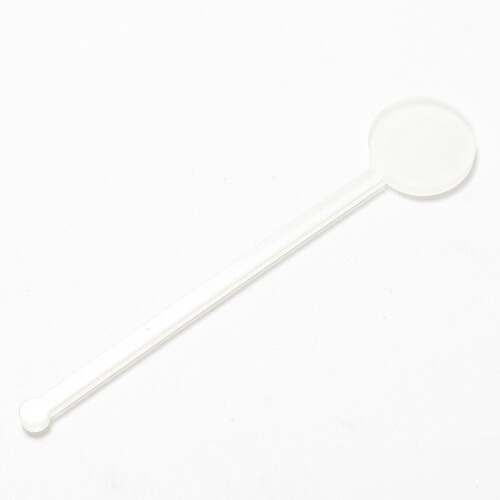 Acryl drankroerder 15 cm voor sublimatie - cirkel