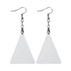 Earrings made of MDF for sublimation - triangle