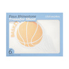A set of sheets with cubic zirconia for thermal transfer - Basketball