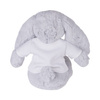 Plush rabbit 22 cm with a T-shirt for sublimation printing - light gray