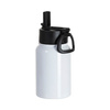 Gourde 500 ml avec embout large et anse pliable pour sublimation - blanc