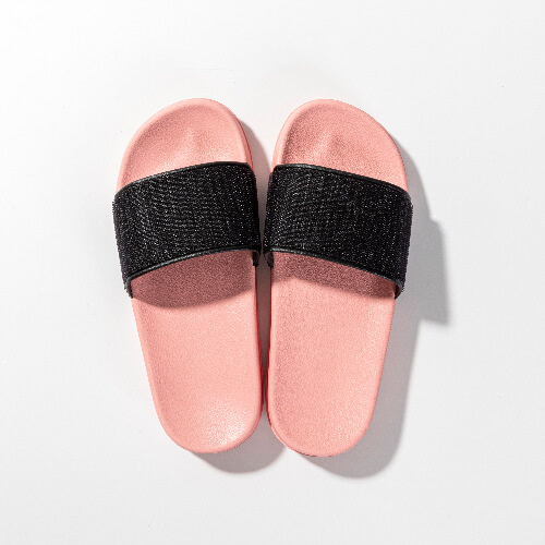 Tongs adultes pour sublimation - semelle rose