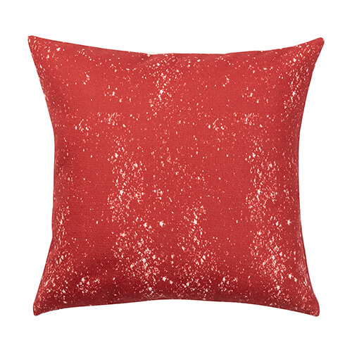 Linen pillowcase 40 x 40 cm Bleached Starry Red for sublimation