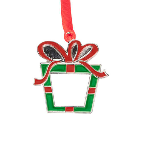 Metalen kerstboomlabel voor sublimatie - geschenk