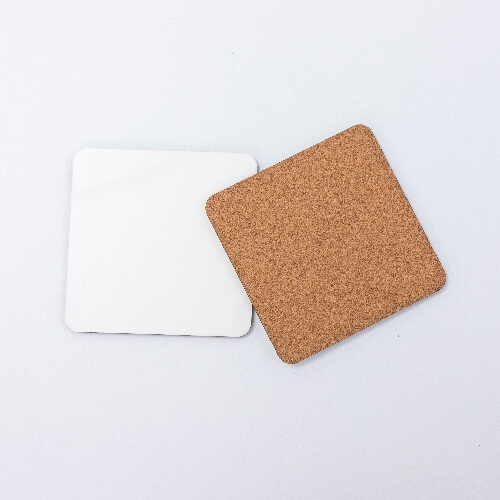 Négyzet alakú MDF bögretömb 9 x 9 cm szublimáláshoz