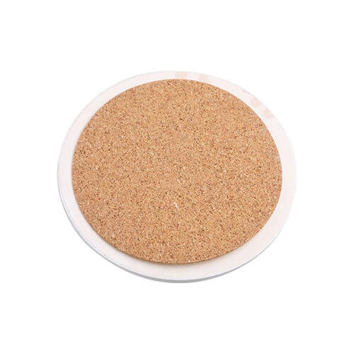 Ceramic coaster for sublimation – circle with a stone pattern