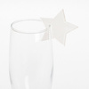 Colgador de cristal acrílico para sublimación - estrella