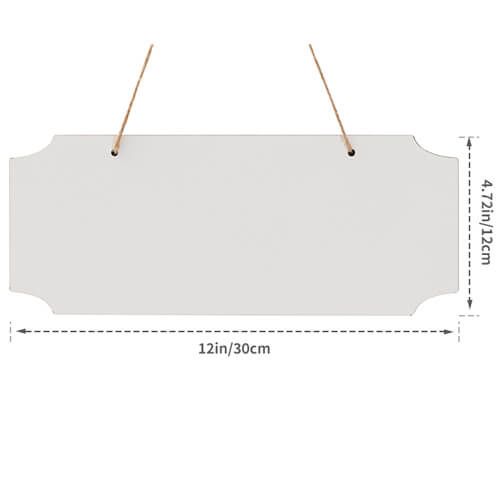 Colgador de puerta de MDF para sublimación - roseta